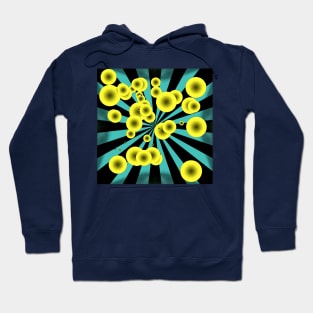 Yellow bubbles Hoodie